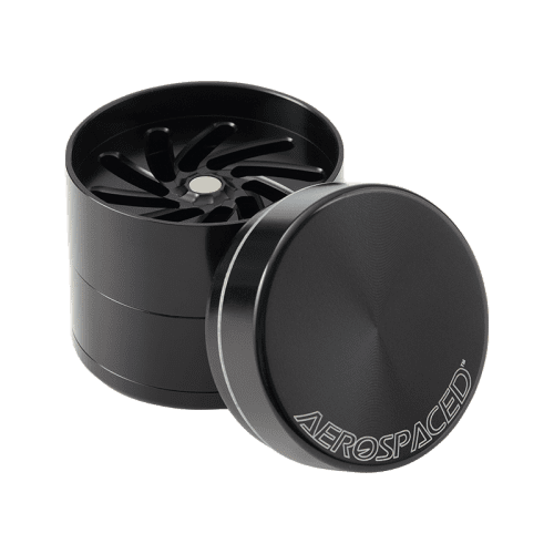 Aerospaced by Higher Standards 4 Piece Toothless Grinder Black