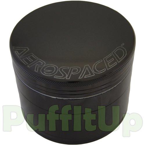 Aerospaced 90mm 4-Piece Grinder Grinders vendor-unknown Black Yes